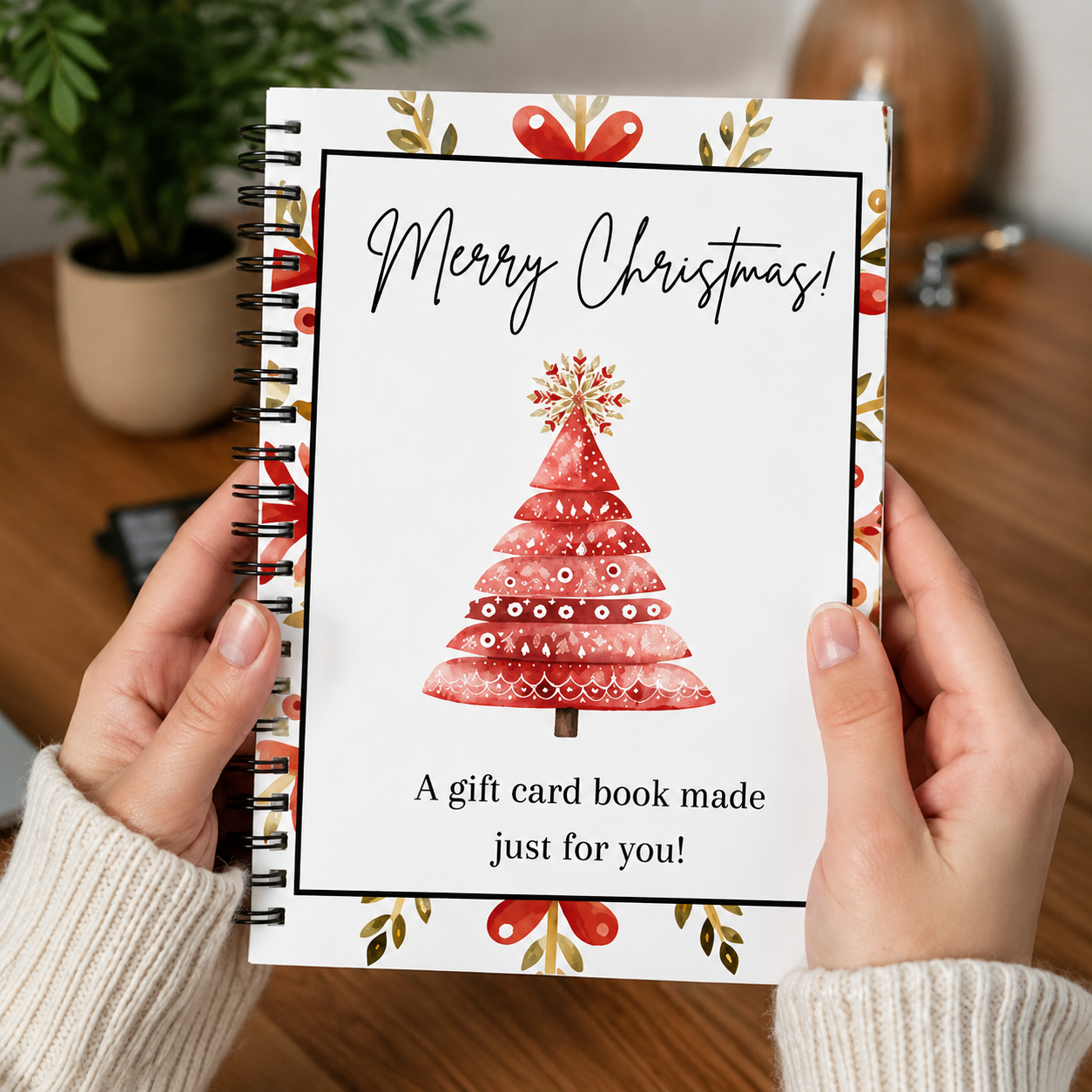 📖Merry Christmas Surprise Gift Card Book