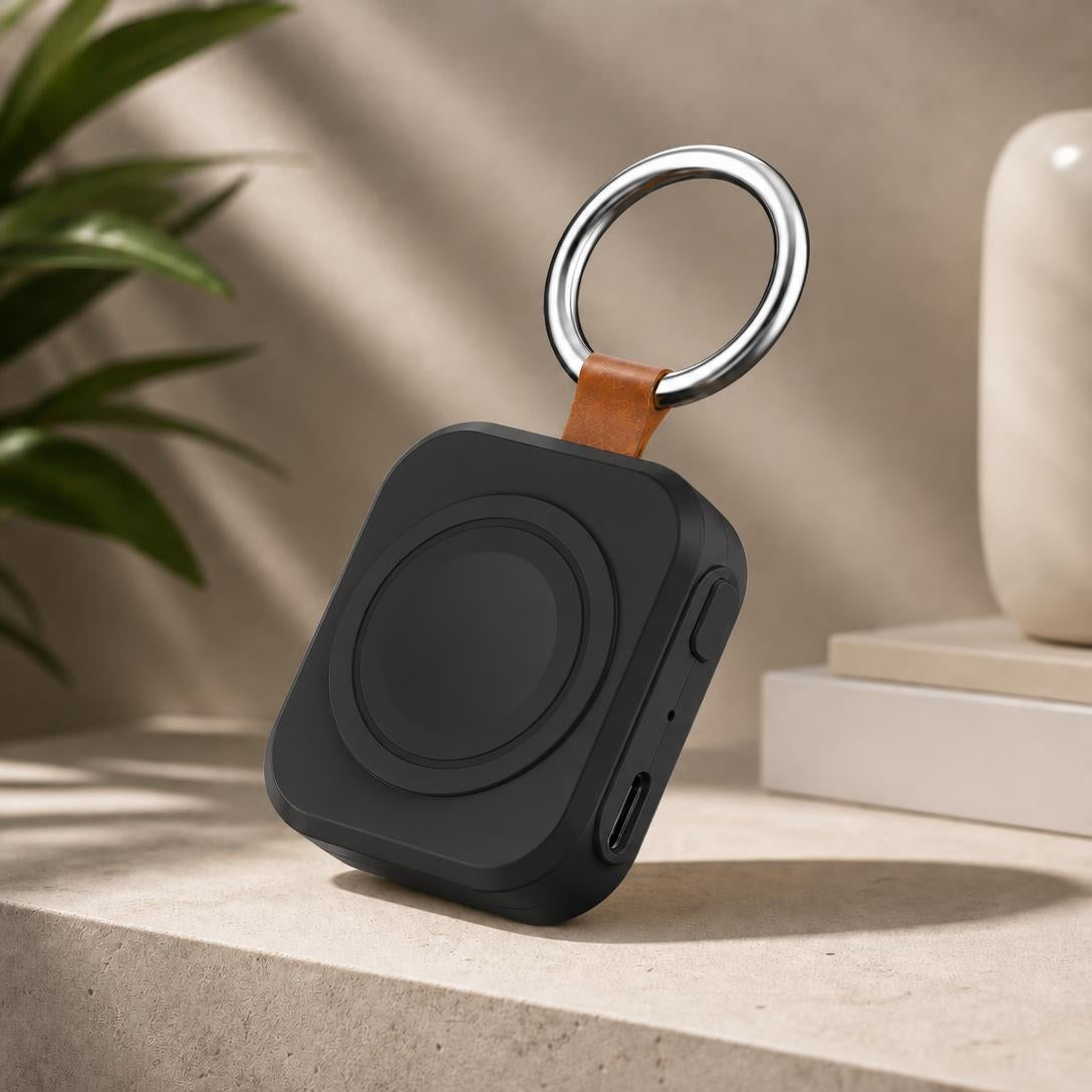 ⚡⌚1200mA Portable Magnetic Watch Wireless Charger