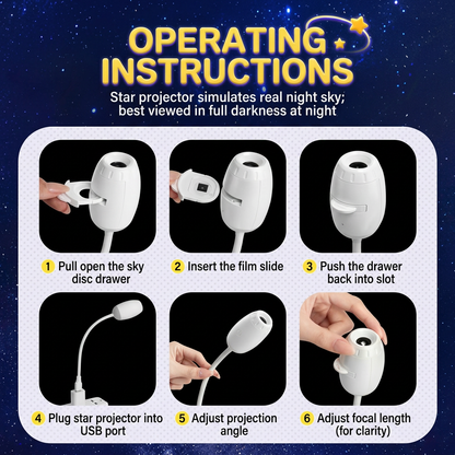 🌌Star projection lamp night light