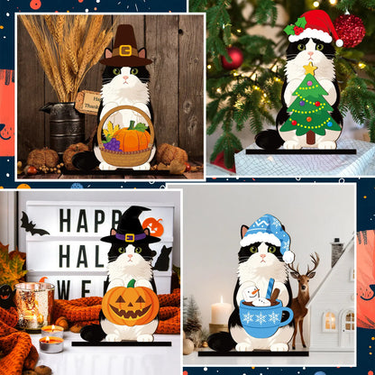 🎨Cute Animal Wooden Signs, Desktop Decor & Gifts