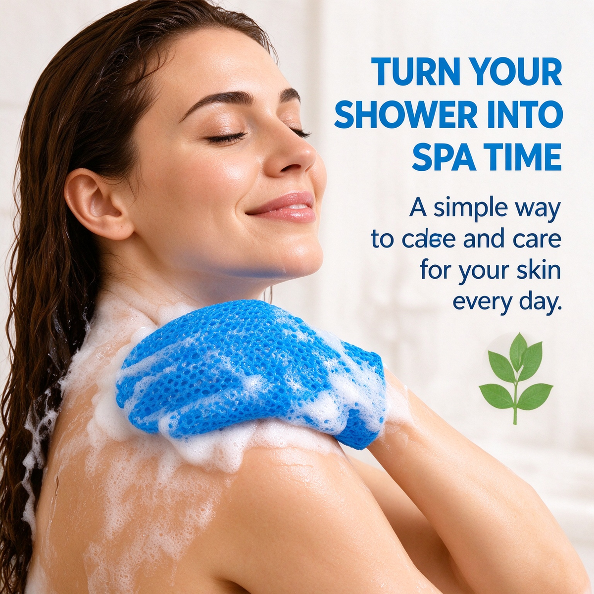 🚿Honeycomb mesh shower scrub gloves