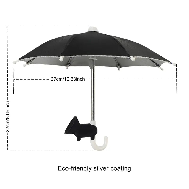 🌂 Universal Adjustable Piggy Umbrella Suction Cup Phone Stand