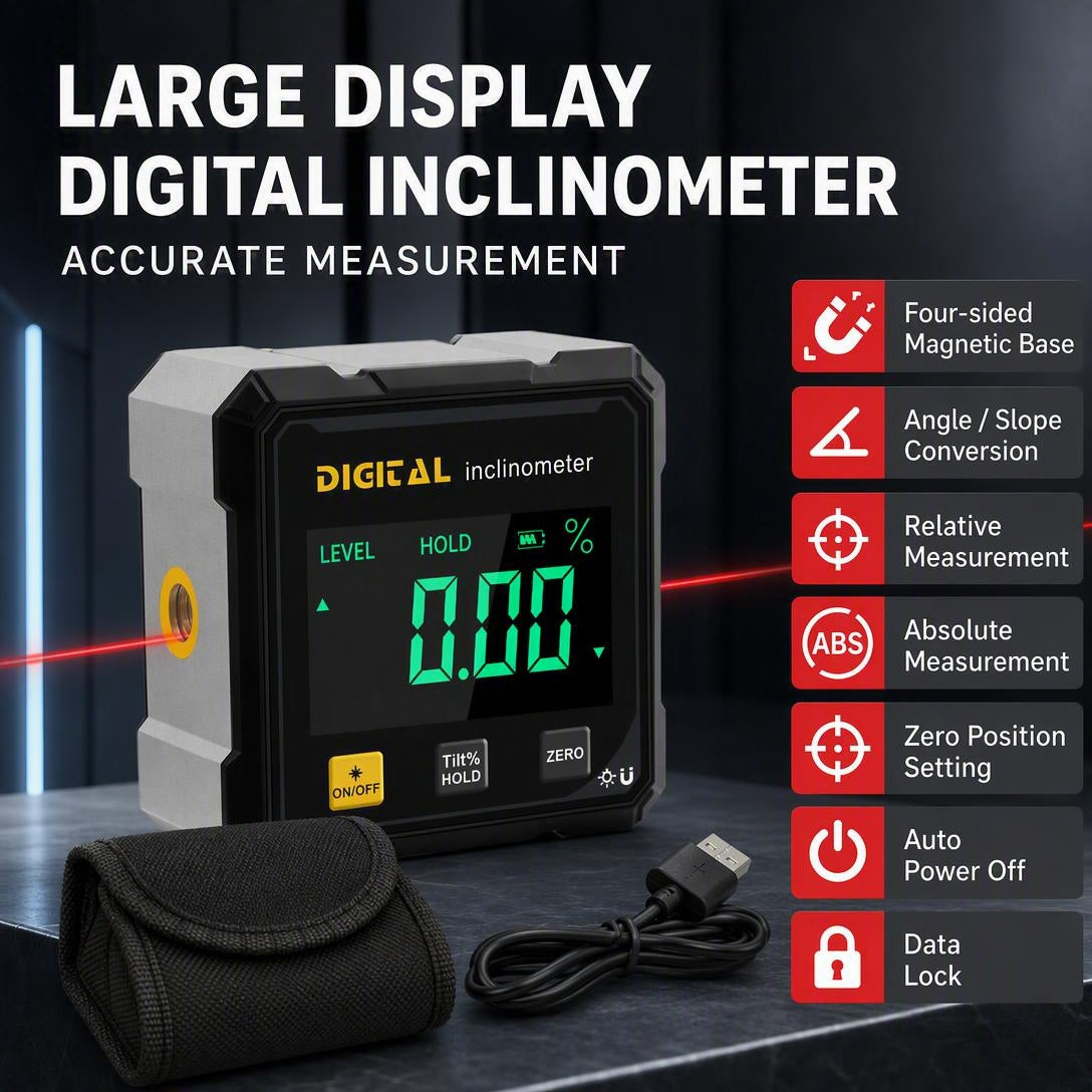 Portable Magnetic Digital Angle Finder