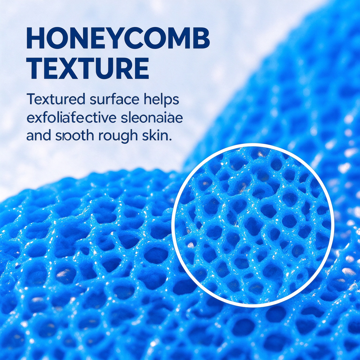 🚿Honeycomb mesh shower scrub gloves