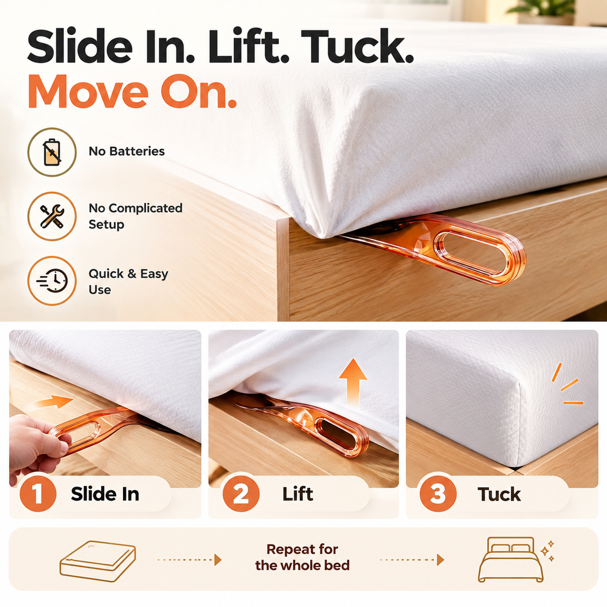 🛏️ New Bed Sheet & Mattress Organizer