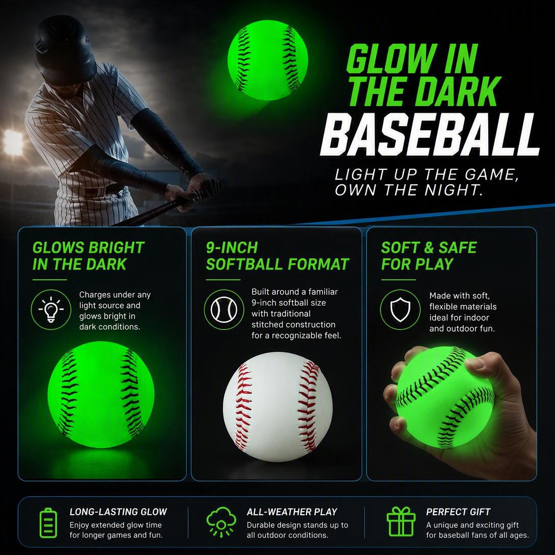 Glow-In-The-Dark Baseballs For Training