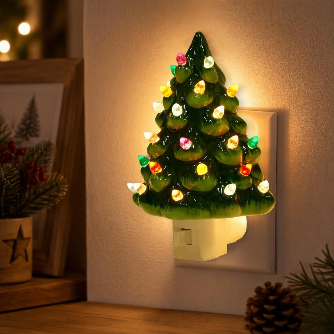 🎄Retro decorative Christmas tree night lights