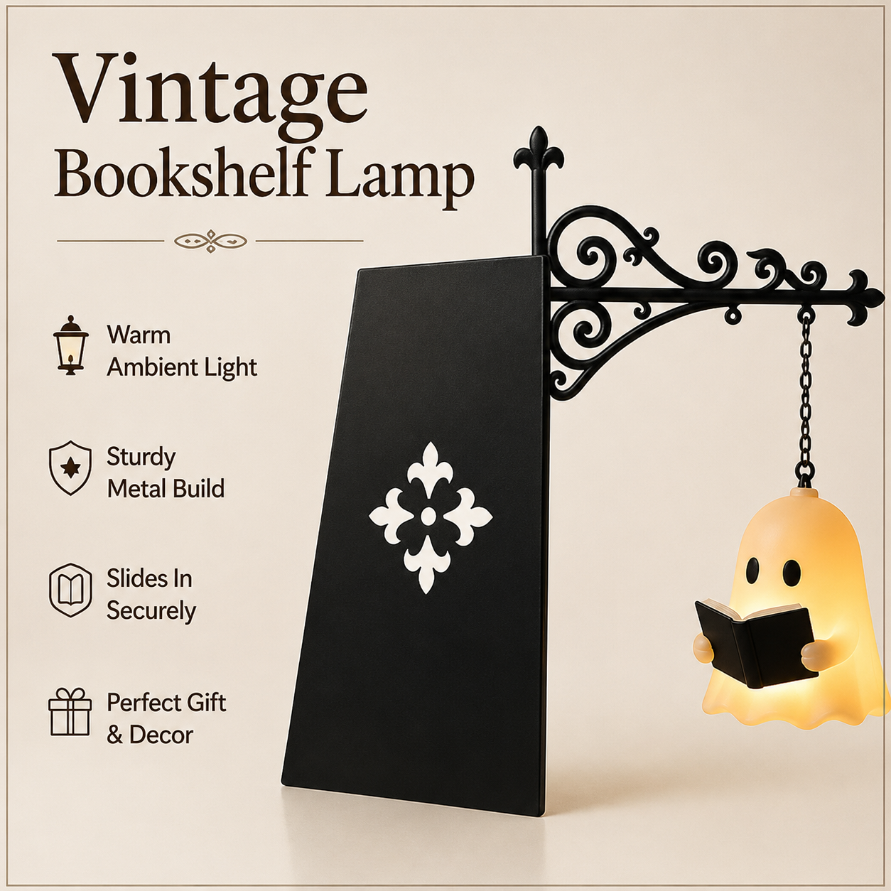 👻💡Mini Hanging Halloween Bookshelf Light