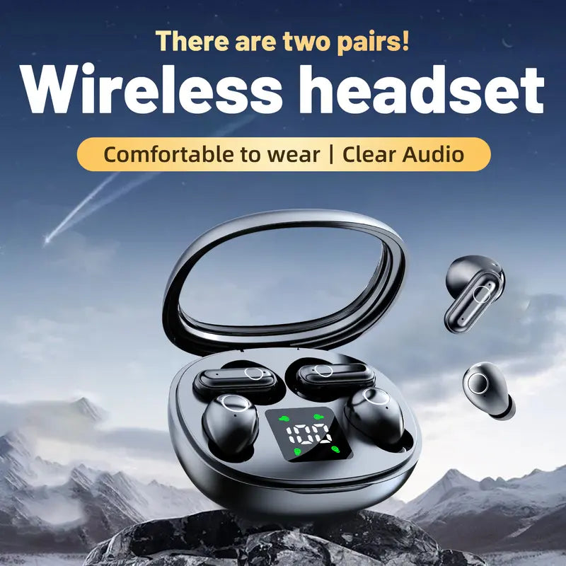 Wireless Bluetooth Sports Noise-Canceling Headphones