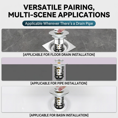 🔧Upgraded bathroom sink drain filter bathroom accessory set