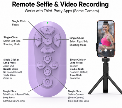 📱Short-video mobile device controls Bluetooth remote controller
