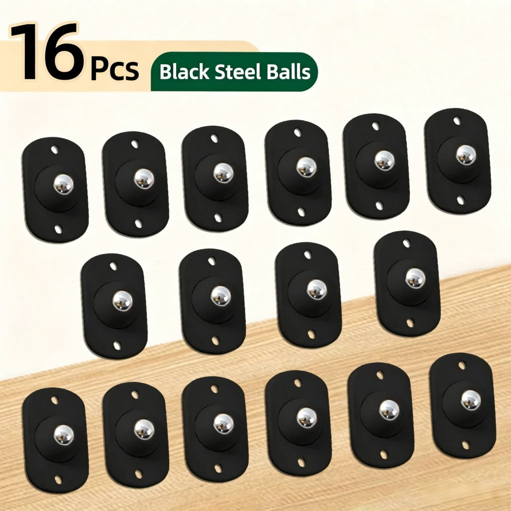 16 Pcs Black