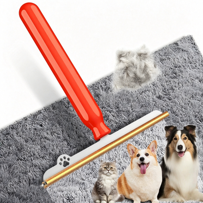 🐾 Pet Hair Remover Brush - Cleaner Efficient Carpet Tool
