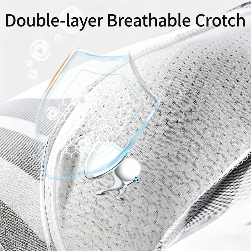 🧵🌬️ Men's elastic boxer briefs Set, soft and comfortable