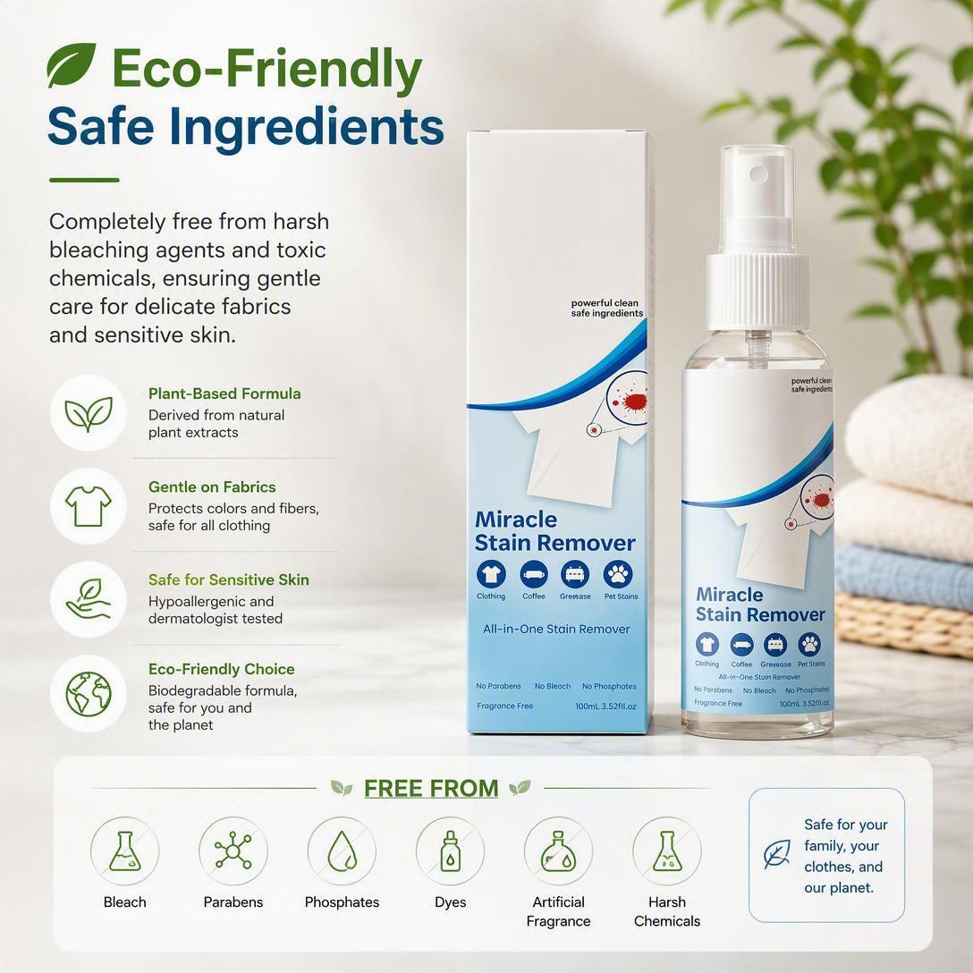👕Laundry Stain Remover Fragranced Fabric Care Spray