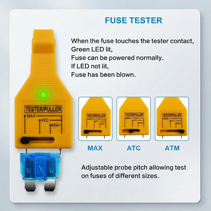 ⚡Automobile multi-functional fuse detection and removal tool