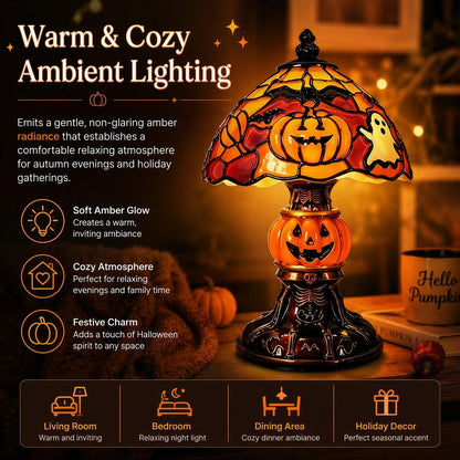 🎃Halloween Ghost Bat Pumpkin Table Lamp