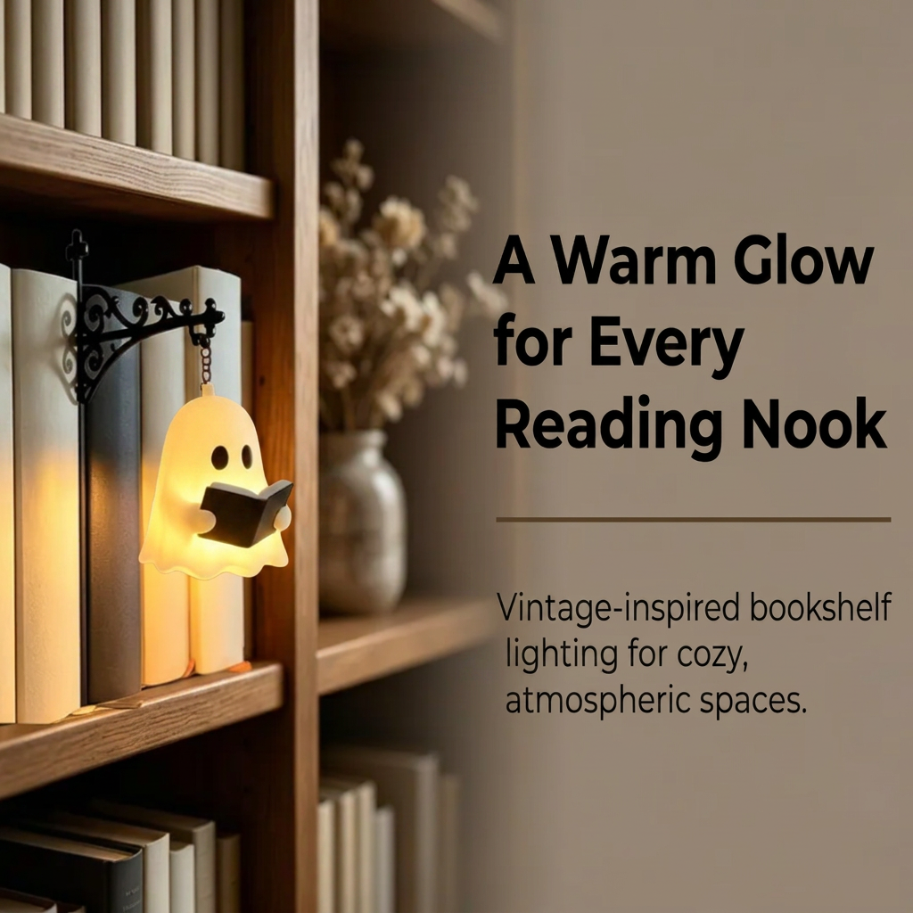 👻💡Mini Hanging Halloween Bookshelf Light