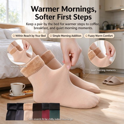 Five-pair thick fleece thermal sock set（5Pcs）