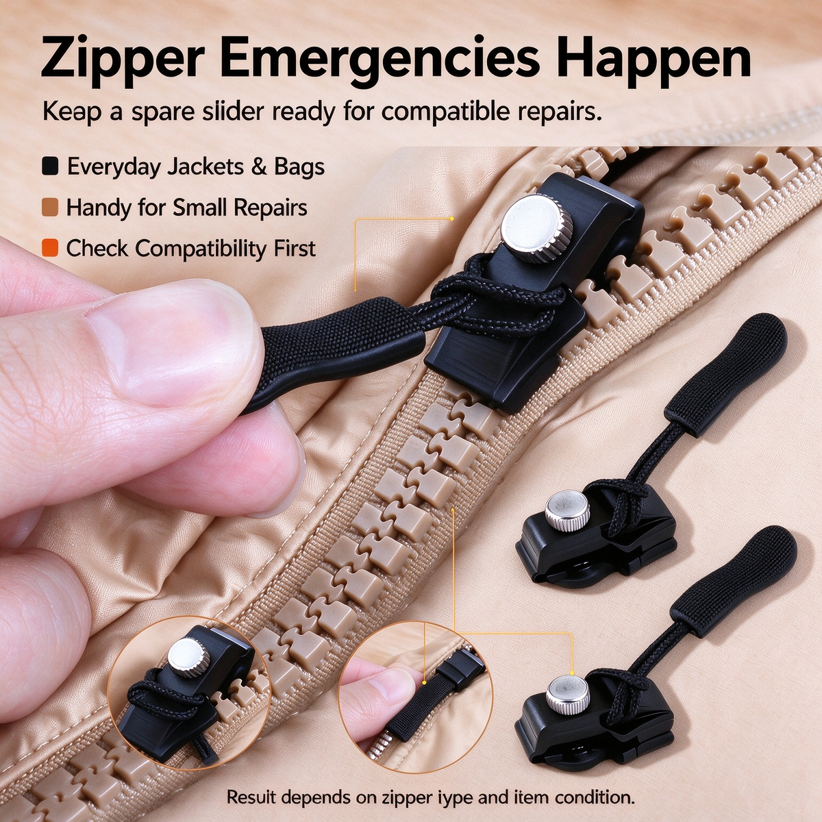 Zipper Repair Kit
