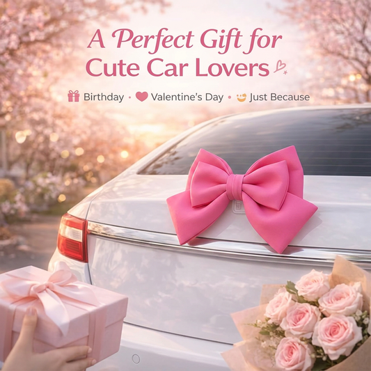🎀Car rear bowtie decoration (for vehicle exterior)