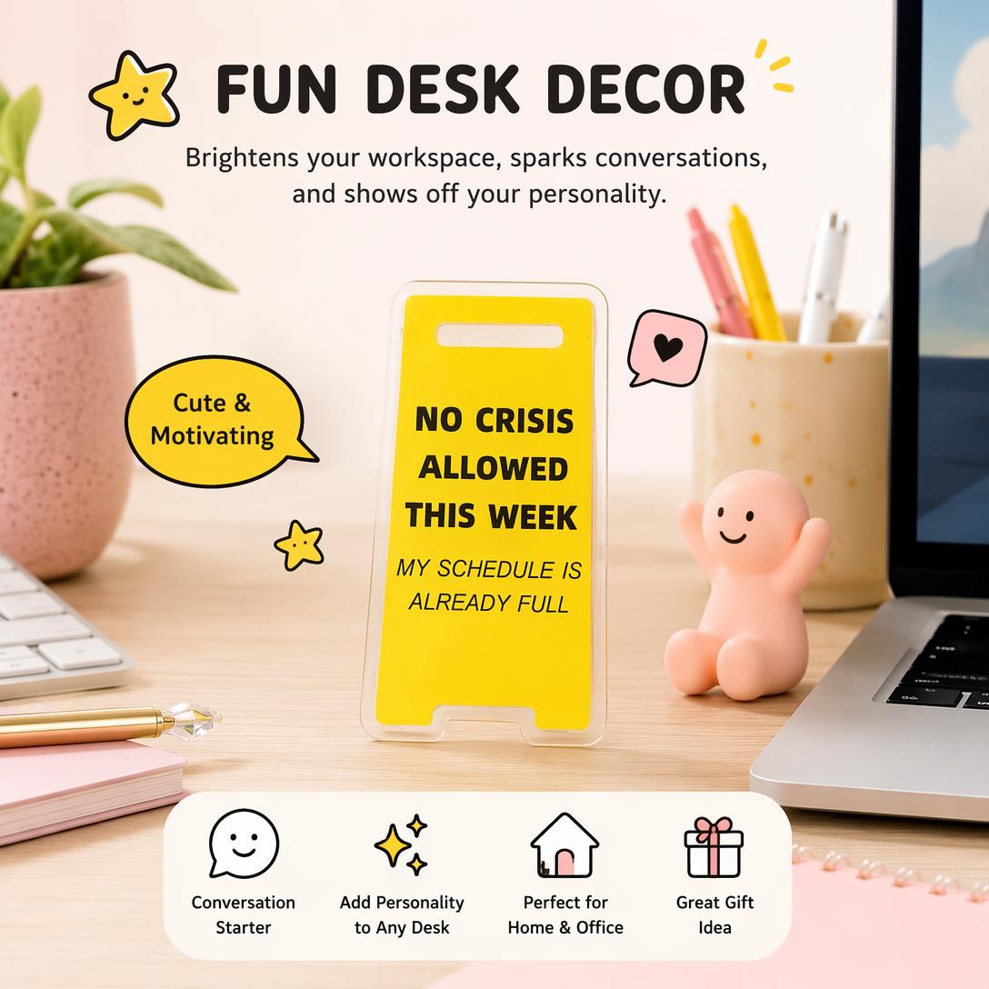 ✨🖥️Fun Acrylic Desktop Warning Signs （Buy 1 get 1 free）