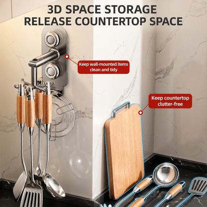 Kitchen rotating hook