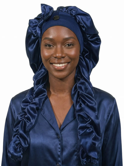 Heatless Curl Satin Bonnet for Sleeping