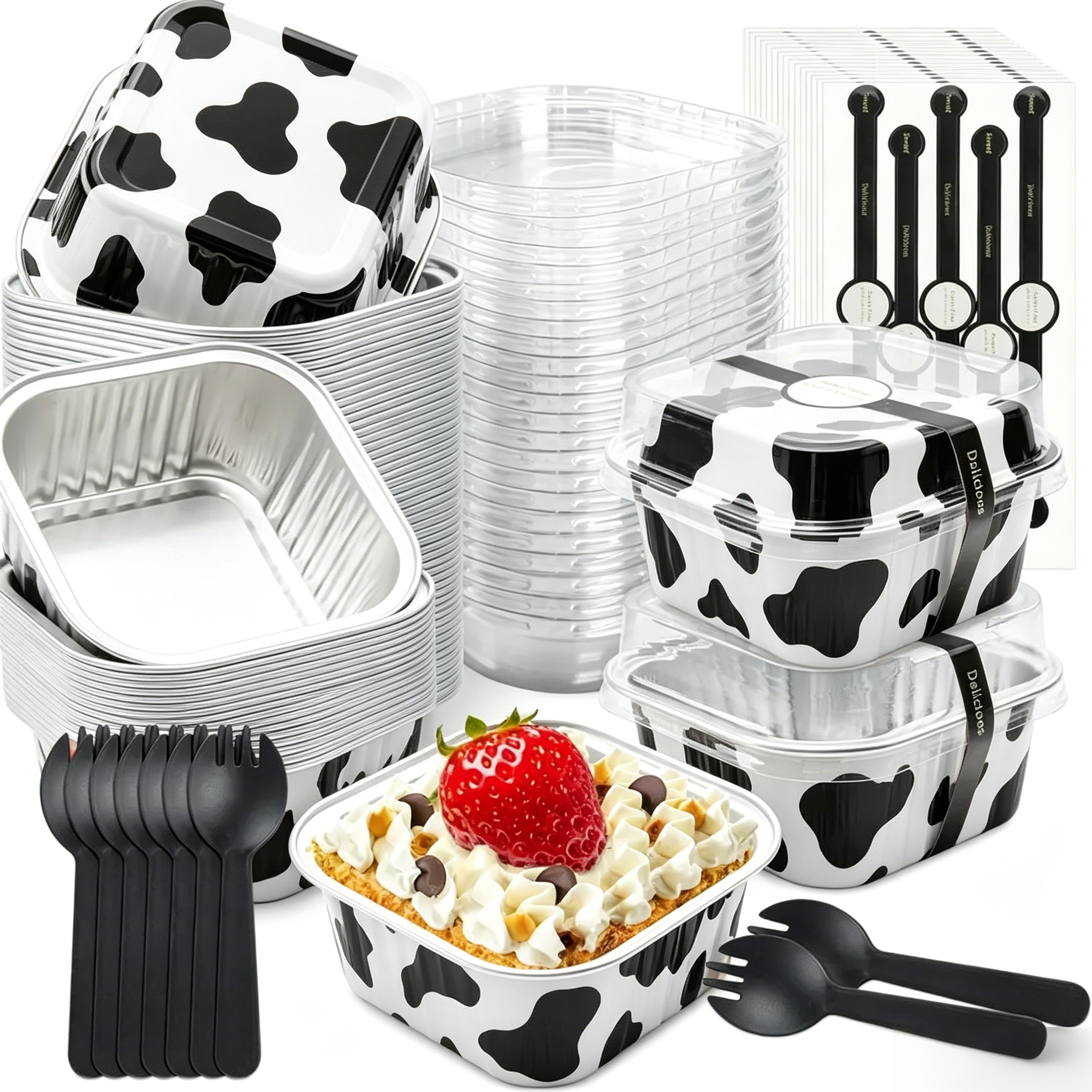 Cowprint with Spoons