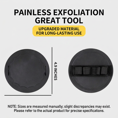 🧼Finger-sized rubber painless round bath towel