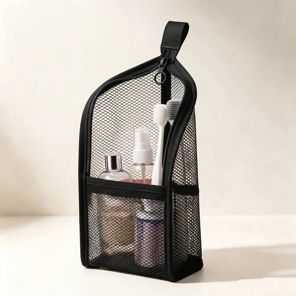 📂Portable Lightweight Mesh Toiletry Bag