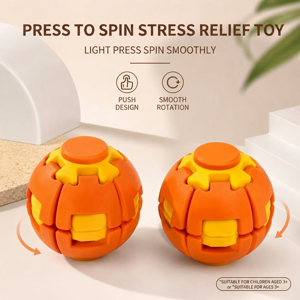 🎨3D printed press-rotate sensor toy（ 💥Buy 2 Get 1 Free）