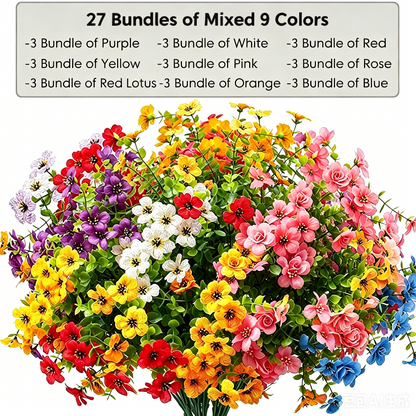 💥Only $2.38 !🌺Summer Outdoor UV Resistant Colorful Artificial Flower