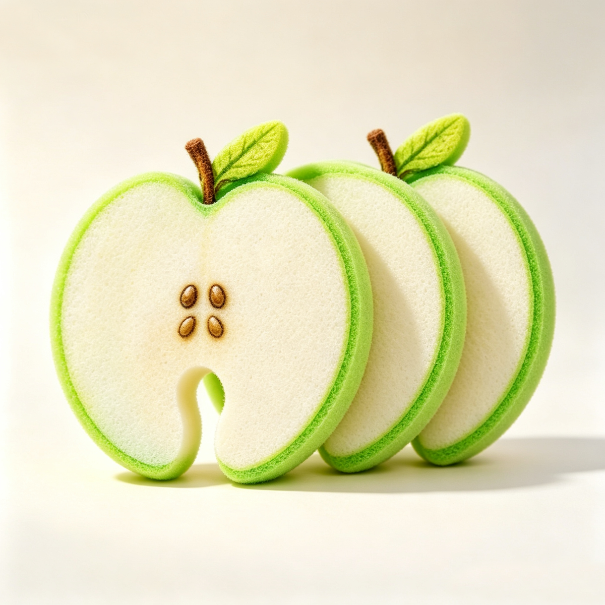 🍊🧼3 Pcs Cute fruit-shaped dishwashing sponge - suitable for cleaning kitchen tableware
