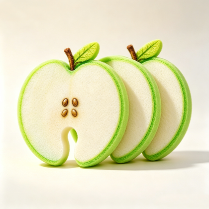 🍊🧼3 Pcs Cute fruit-shaped dishwashing sponge - suitable for cleaning kitchen tableware