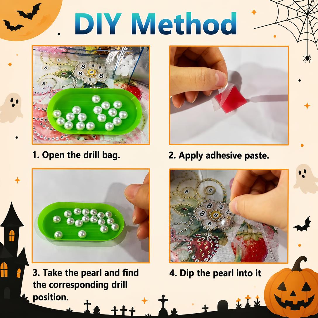 👻💎Halloween Ghost Pearl Art DIY Kit