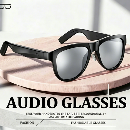 🕶️🎵Smart Bluetooth 5.4 Sunglasses with Open-Ear Audio Blue Light Blocking UV Protection Waterproof