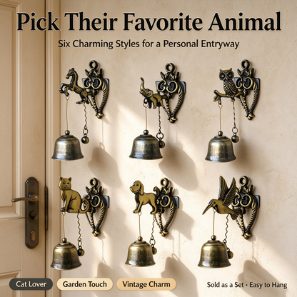 Vintage Animal Hanging Door Bell