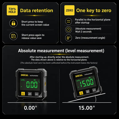 Portable Magnetic Digital Angle Finder