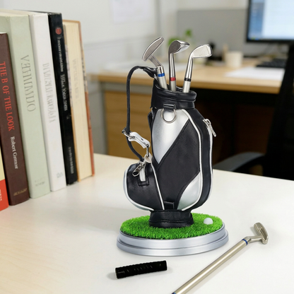 ✍️Golf Pen Holder + 3-Pen Set Creative Design