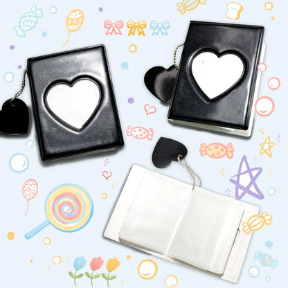 💎🃏 3" Mini Pockets Photo Card Album, Kpop Photo Protector Sleeves