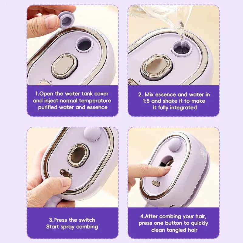 🌪️🐏 Electric Spray Massage Comb