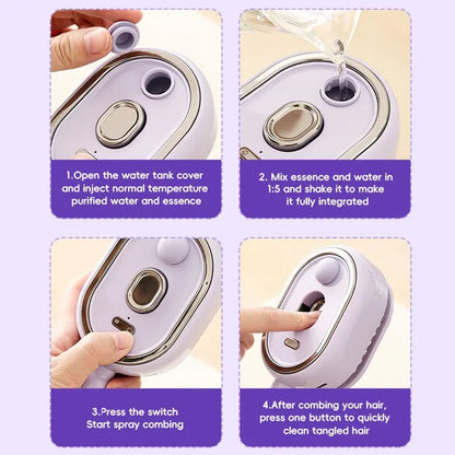 🌪️🐏 Electric Spray Massage Comb