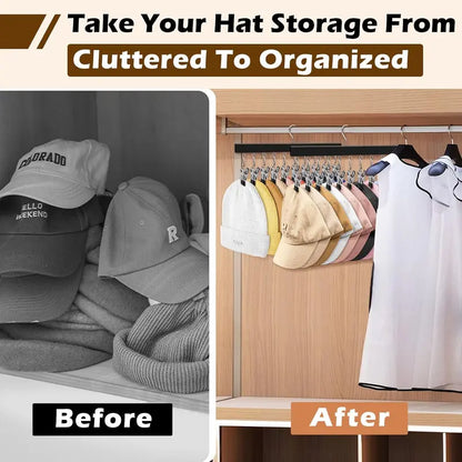🧢📐 Wooden Clothes Drying Rack with 12 Stainless Steel Clips