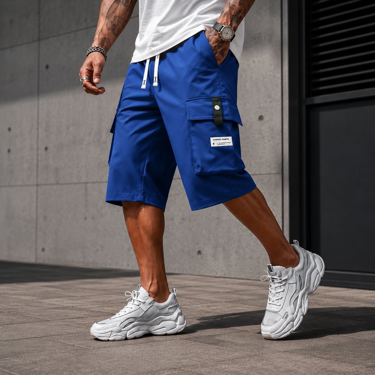 ⏳Buy 2 Free Shipping !!📢Men's Casual Drawstring Capri Cargo Pants 🔥