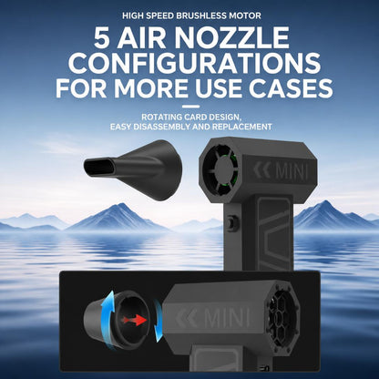 ⚡Portable rechargeable jet high-speed mini turbo fan