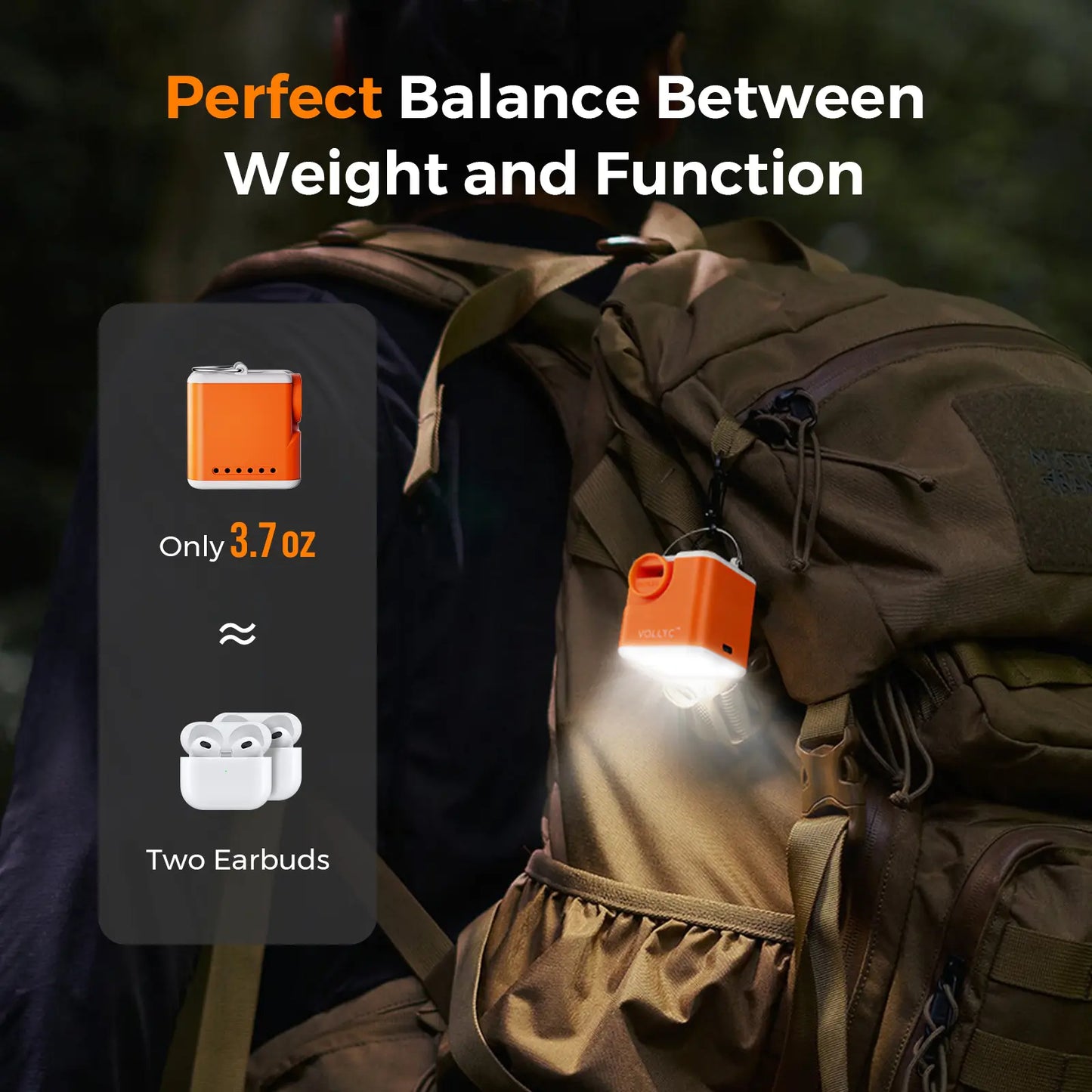 🔋Rechargeable mini electric camping air pump