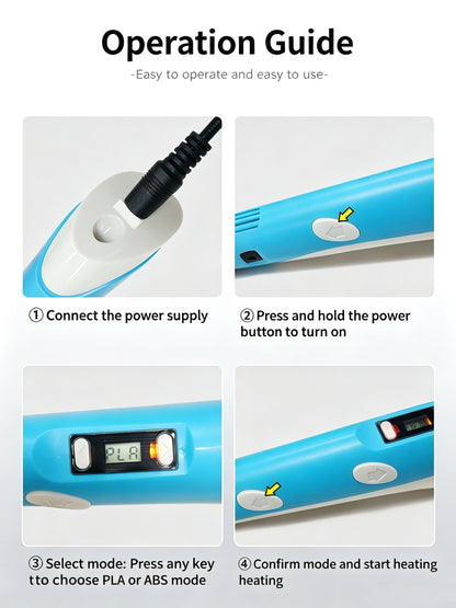 Smart 3D Printing Pen for Kids‑Easy‑Use DIY Drawing Pen