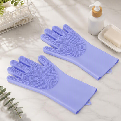 Silicone Kitchen Gloves For Home & Pet Care