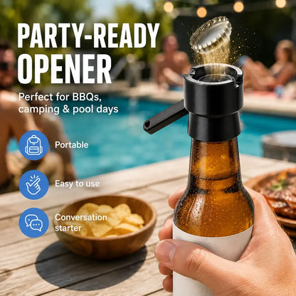 Creative Fun Catapulting Cap-Shooting Bottle Opener